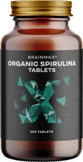 BrainMax Spirulina BIO, tablety  Zelená superpotravina - antioxidant, imunita, vitalita, svalová hmota, doplněk stravy, *CZ-BIO-001 certifikát Počet…