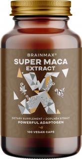 BrainMax Super Maca extrakt, 700 mg, 100 rostlinných kapslí  Maca pro fyzické a duševní zdraví, vytrvalost, více energie a podporu plodnosti! Doplněk…