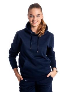 BrainMax unisex modrá mikina s kapucí, BIO bavlna  Mikina z organické bavlny pro muže i ženy Velikost: XL