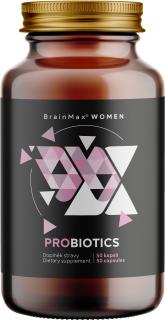 BrainMax Women Probiotics, Probiotika Pro Ženy, 50 enterosolventních kapslí  31 miliard speciálních kultur pro zdraví žen, optimalizace vaginálního a…