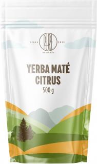BrainMax Yerba Maté Lemon, Yerba maté Citrus, 500 g  Směs brazilské yerby maté obohacené o citronovou kůru a květy jasmínu