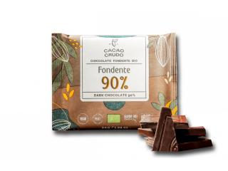 Cacao Crudo Raw Hořká čokoláda 90%, BIO, 30 g  *IT-BIO-006 certifikát