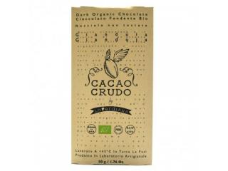Cacao Crudo Raw Hořká čokoláda Gianduja, BIO, 50 g  *IT-BIO-006 certifikát