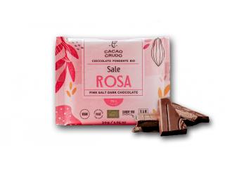 Cacao Crudo Raw Hořká čokoláda s Himalájskou solí a kakaovými boby, BIO, 30 g  *IT-BIO-006 certifikát
