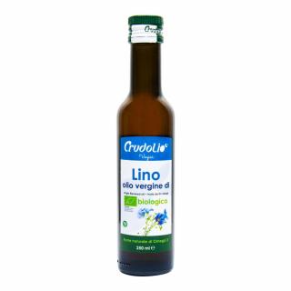 Crudolio - Lněný olej BIO, 250 ml  *IT-BIO-009 certifikát