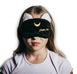 Dětské masky na spaní  Pohodlná dětská maska na spaní s motivy oblíbených pohádkových postav. Barva: Bílá ouška, černá