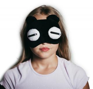 Dětské masky na spaní  Pohodlná dětská maska na spaní s motivy oblíbených pohádkových postav. Barva: Panda