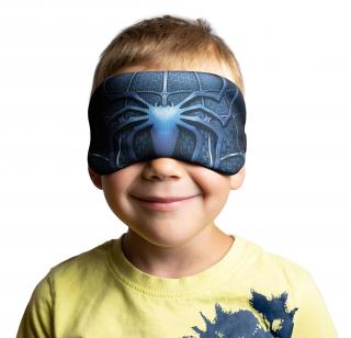 Dětské masky na spaní  Pohodlná dětská maska na spaní s motivy oblíbených pohádkových postav. Barva: Spiderman, černá