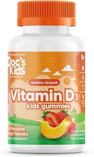 Doctor’s Best Kid's vitamin D3 (vitamín D3 pro děti), 60 gumových medvídků  Doplněk stravy