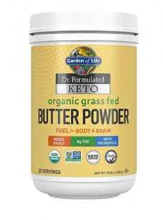 Dr. Formulated Organic Grass Fed Butter Powder, prášek z organické trávy, 300 g