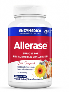 Enzymedica Allerase, imunita a dýchací cesty, 60 kapslí  Doplněk stravy