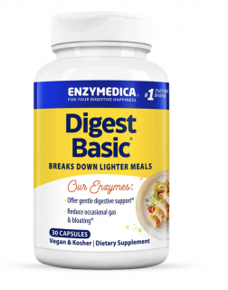Enzymedica Digest Basic, Trávící enzymy, 30 kapslí  Doplněk stravy