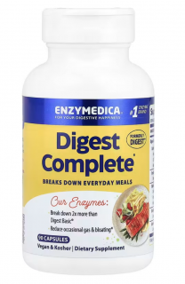Enzymedica Digest Complete, Trávící enzymy, 90 kapslí  Doplněk stravy
