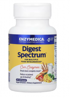 Enzymedica Digest Spectrum, Trávící enzymy, 30 kapslí  Doplněk stravy