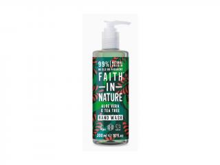 Faith in Nature - Antibakteriální tekuté mýdlo s Aloe vera a Tea Tree, 400 ml