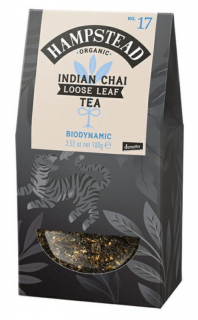 Hampstead Tea London - BIO černý sypaný čaj Chai, 100g  Expirace 21/04/2025