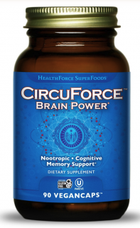 HealthForce CircuForce Brain Power, podpora mozku, 90 rostlinných kapslí