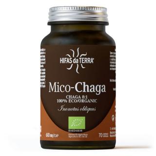 Hifas da Terra Mico-Chaga, podpora imunity, BIO, 70 kapslí  Doplněk stravy