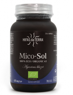 Hifas da Terra Mico-Sol, žampion brazilský, BIO, 70 kapslí  Doplněk stravy