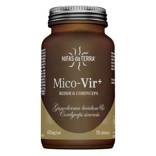 Hifas da Terra Mico-Vir+, Reishi a Cordyceps, 70 kapslí  Doplněk stravy