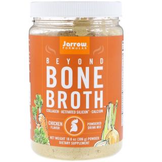 Jarrow Beyond Bone Broth, kuřecí, 306g (Instantní vývar z kostí)