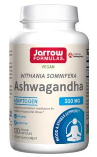 Jarrow Formulas Extrakt z Ashwagandhy (ašvaganda), 300 mg, 120 kapslí  Doplněk stravy