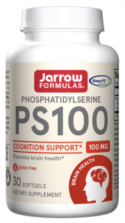 Jarrow Formulas PS 100, Fosfatidylserin 100 mg, zdraví mozku, 30 softgelových kapslí  Doplněk stravy