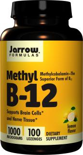 Jarrow Methyl B-12, 1000 mcg, 100 pastiliek