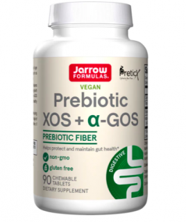Jarrow Prebiotics XOS & GOS, 90 žvýkacích pastilek