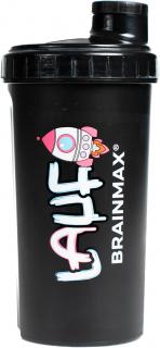 LAUF plastový shaker (šejkr), černý, 700 ml