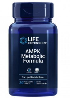 Life Extension AMPK Metabolic Formula, metabolický aktivátor, 30 tablet, EU