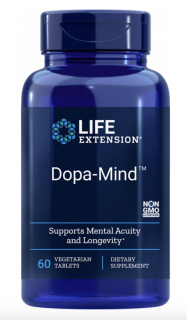 Life Extension Dopa-Mind, podpora dopaminu, 60 rostlinných kapslí  Doplněk stravy