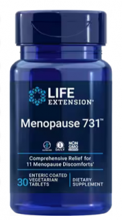 Life Extension Menopause 731™, podpora při menopauze, 30 enterosolventních tablet