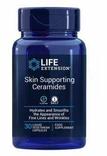 Life Extension Skin Supporting Ceramides, zdravá pleť, 30 kapslí