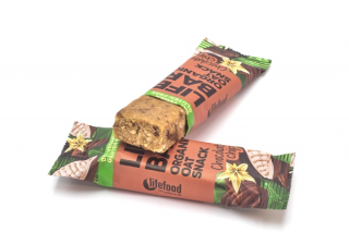 LifeFood - Tyčinka Lifebar Oat Snack s kousky čokolády, BIO, 40 g  *CZ-BIO-002 certifikát