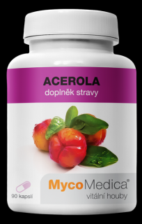 MycoMedica -  Acerola v optimální koncentraci, 90 rostlinných kapslí