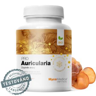 MycoMedica - Auricularia PRO, 90 rostlinných kapslí  Doplněk stravy