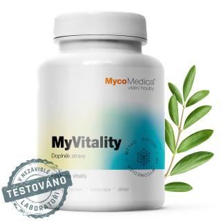 MycoMedica - MyVitality, podpora vitality, 90 rostlinných kapslí  Doplněk stravy