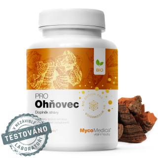 MycoMedica - Ohňovec PRO, 90 rostlinných kapslí  Doplněk stravy