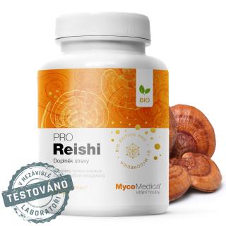 MycoMedica - Reishi PRO, 90 rostlinných kapslí  Doplněk stravy