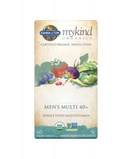 Mykind Organics Men's Multi, multivitamín pro muže 40+, 60 rostlinných tablet