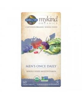Mykind Organics Men's Multi, multivitamín pro muže, 60 rostlinných tablet