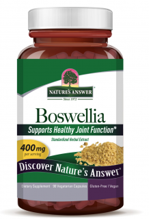 Nature's Answer Boswellia, extrakt, 400 mg, 90 kapslí