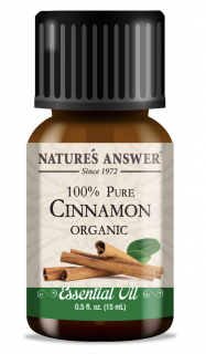 Nature's Answer Cinnamon Essential Oil, Skořice, esenciální olej, BIO, 15 ml