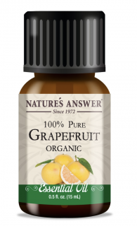 Nature's Answer Grapefruit Essential Oil, esenciální olej, BIO, 15 ml