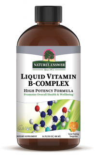 Nature's Answer Liquid Vitamin B-Complex, tekutý B-Complex, 480 ml