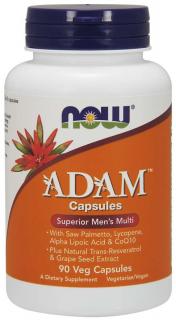 NOW Adam, Multivitamin pro muže, 90 rostlinných kapslí