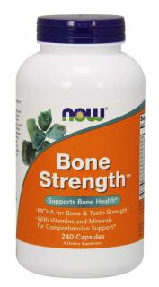 NOW Bone Strength (silné kosti), 240 kapslí