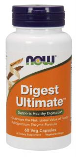 NOW Digest Ultimate, 60 rostlinných kapslí