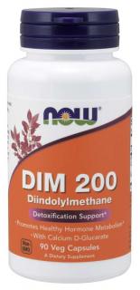 NOW DIM 200 Diindolylmethane, 90 rostlinných kapslí